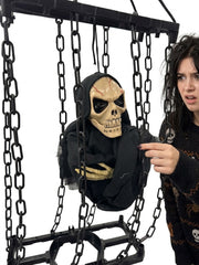 Halloween - Skeleton Figure With Chain