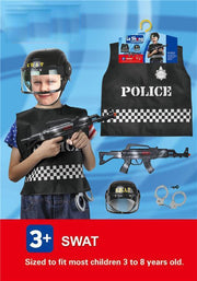 Halloween - Swat Tactical Response Costume - Medium