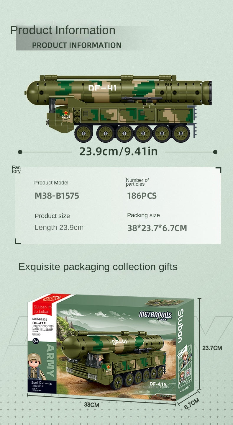 Sluban - Army DF-41S Missile Vehicle 1/55