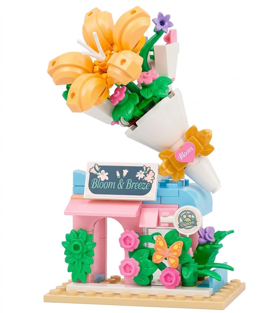Sluban - Mini Handcraft- Flower Shop 100 Pcs