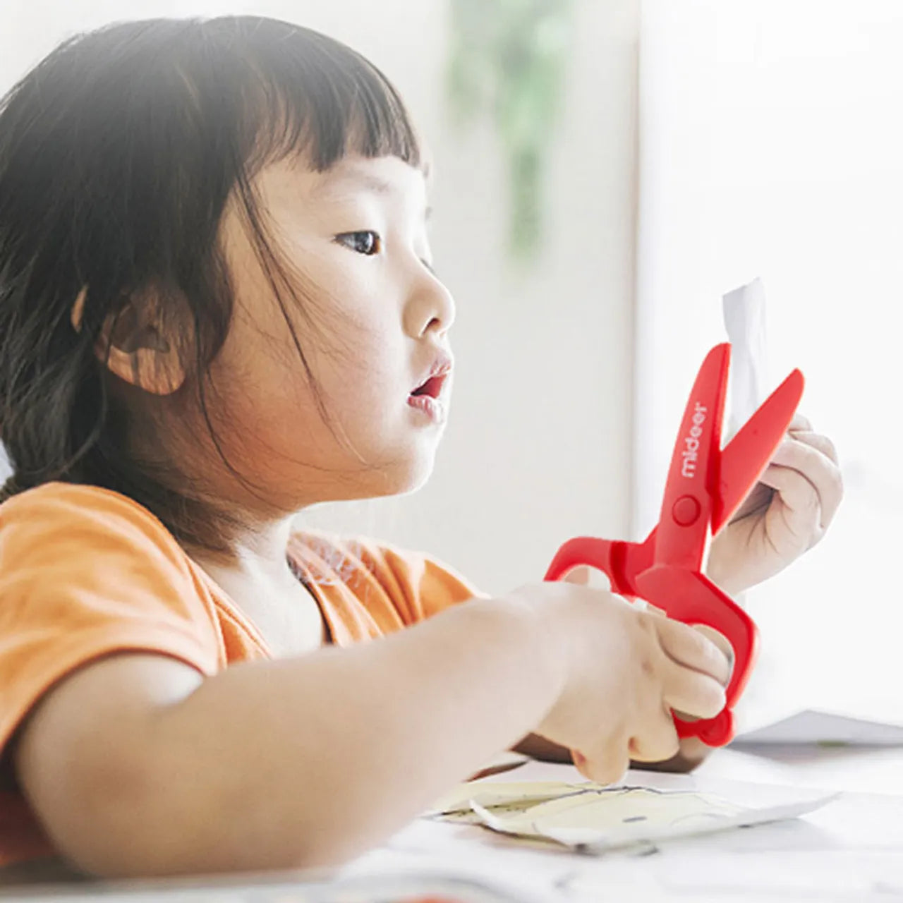 Mideer Kids Scissors Red Age 3+