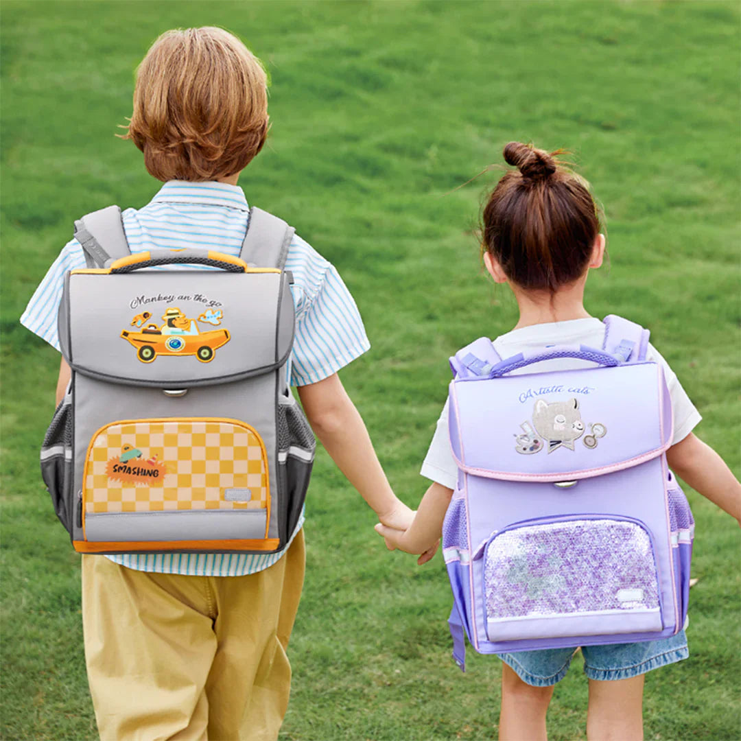 Mideer Spinecare Kids Backpack, Car Travelling