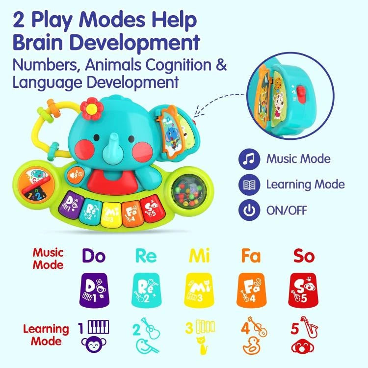 HOLA 2-in-1 Musical Elephant