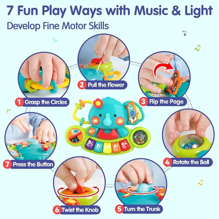 HOLA 2-in-1 Musical Elephant