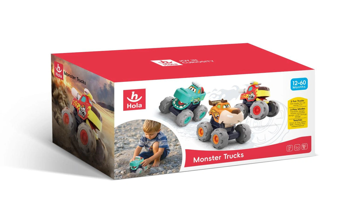 HOLA Monster Trucks Set