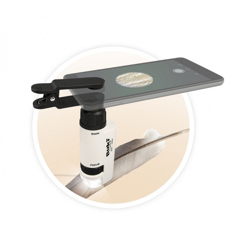 Buki Pocket Microscope – Compact Science Tool for Young Explorers - Ages 5+