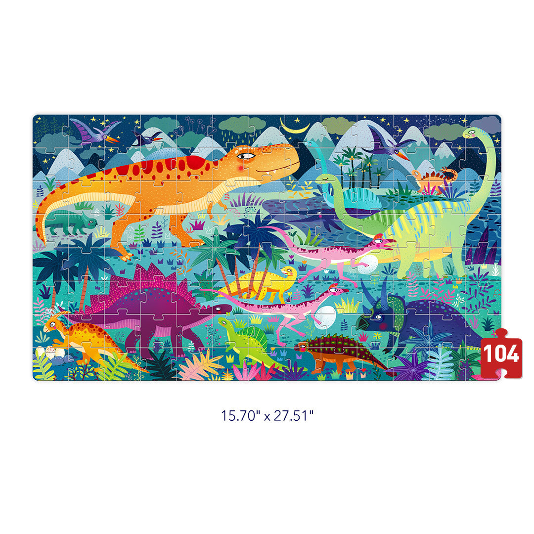 MiDeer Gift Box Puzzle, Dinosaur Age