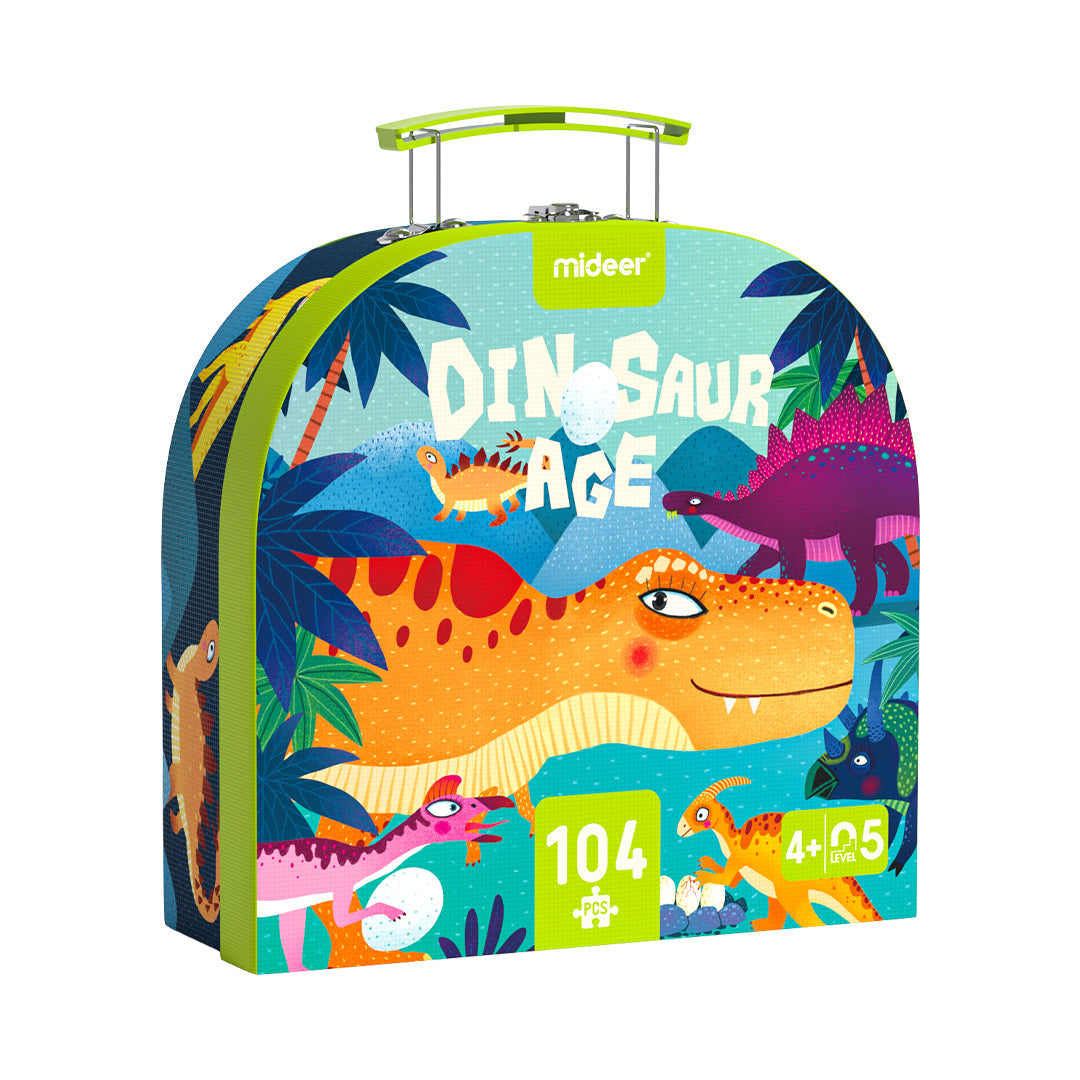 MiDeer Gift Box Puzzle, Dinosaur Age