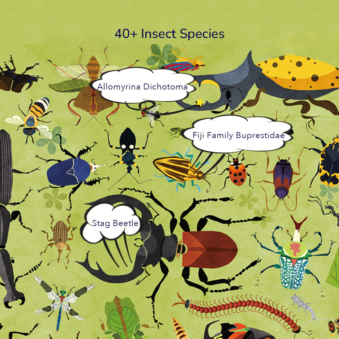 Mideer Let's Learn! Insect World Puzzle 126 Pieces