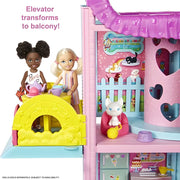 Barbie Chelsea Playhouse Doll House with Pets and Accessories