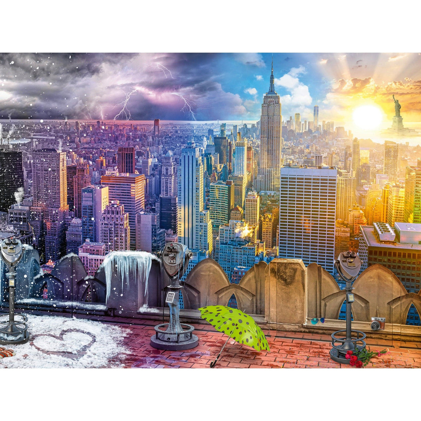 Ravensburger Seasons of New York Puzzle 1500 Pieces