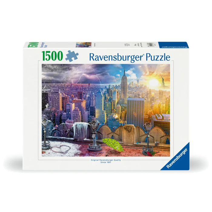 Ravensburger Seasons of New York Puzzle 1500pc - Jigsaw