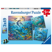 Ravensburger Ocean Life Puzzle 3 x 49 Pieces - Kids Set