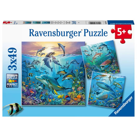 Ravensburger Ocean Life Puzzle 3 x 49 Pieces