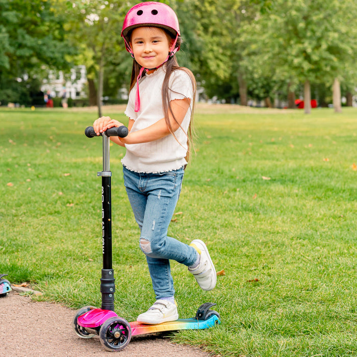 Bold Cube Big 3 Wheel Scooter Candyfloss Age 5-10
