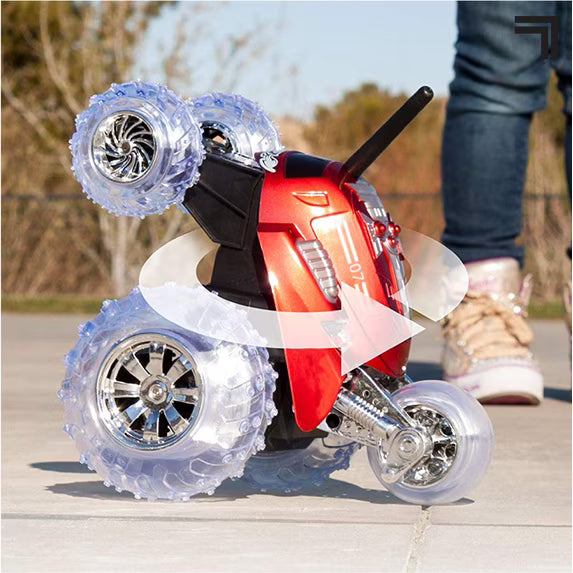 Remote Control Monster Spinning Car, Red
