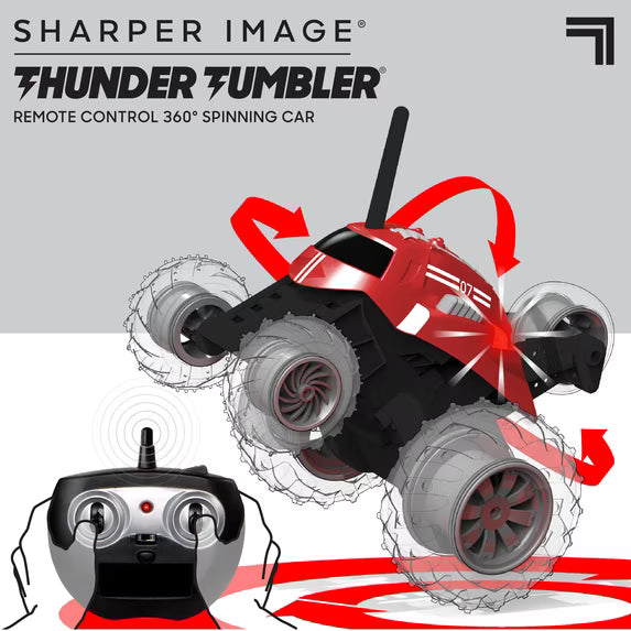 Remote Control Monster Spinning Car, Red