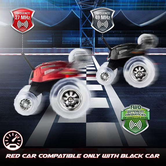 Remote Control Monster Spinning Car, Red
