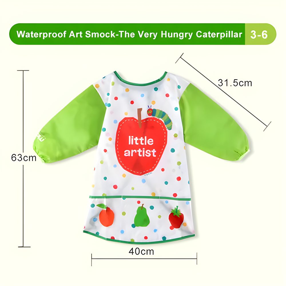 Mideer Finger Paint Waterproof Coat - Very Hungry Caterpillar