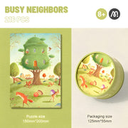 Mideer Pocket Series Puzzle - Busy Neighbors