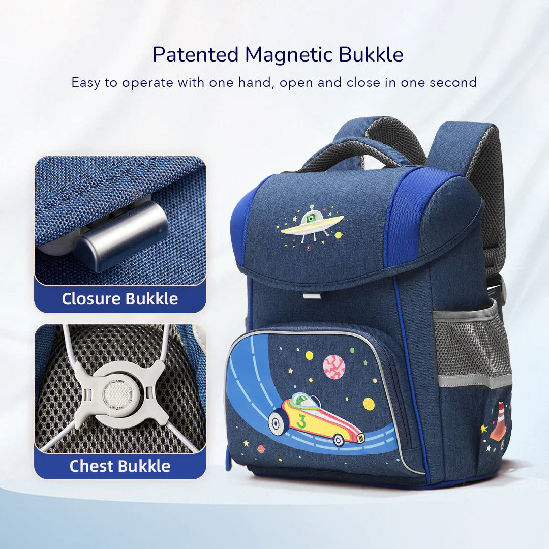 Mideer Spinecare Kids Backpack: Light-Year Express