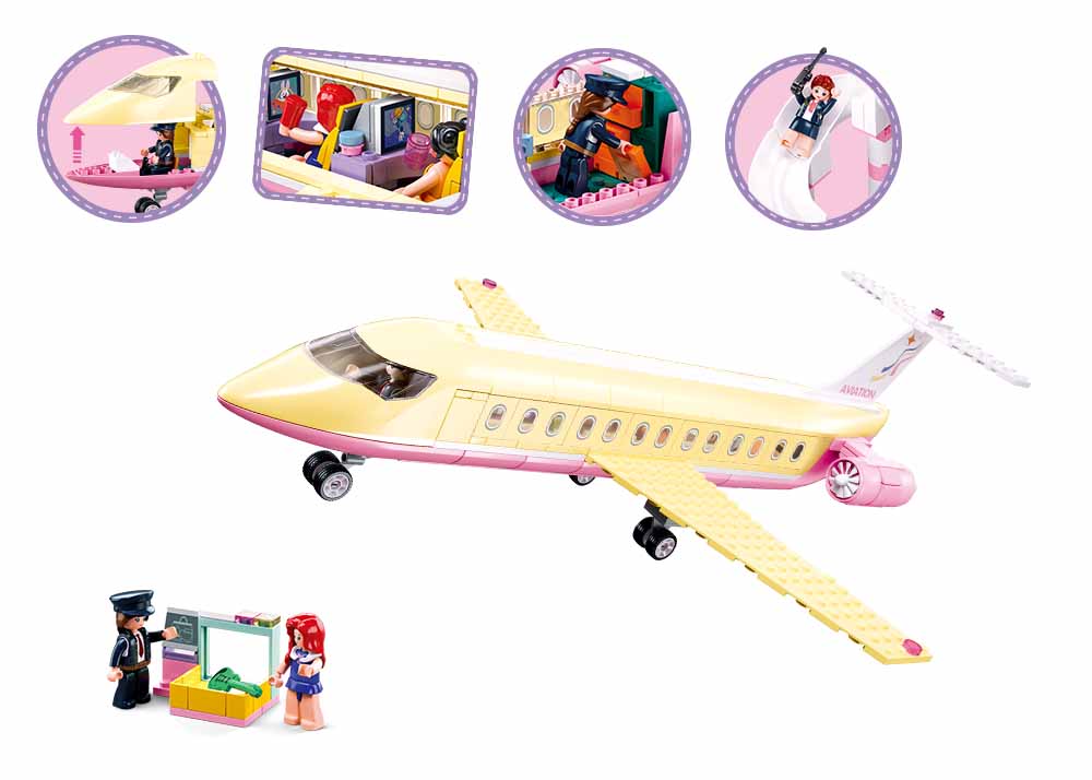 Sluban Girls Dream Plane (384 Pieces)