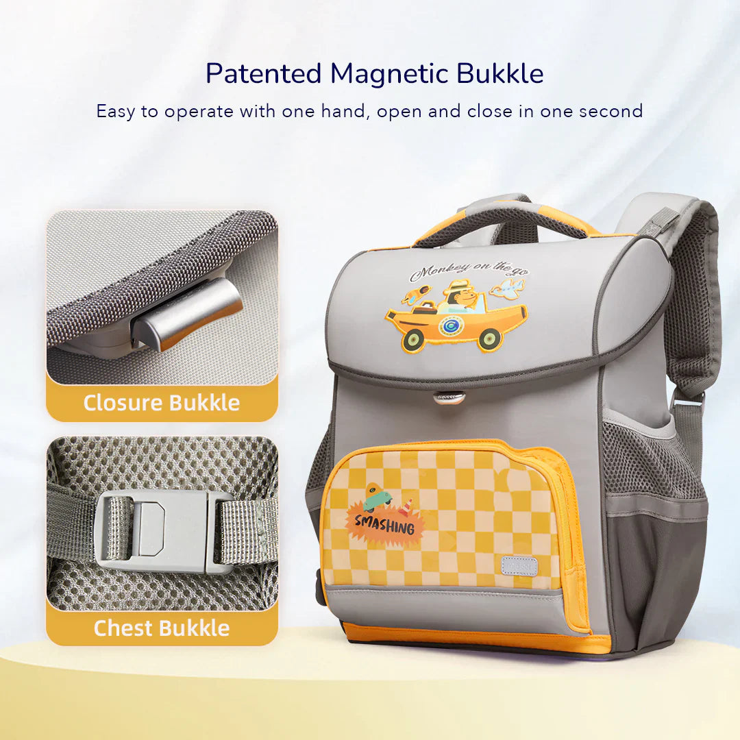 Mideer Spinecare Kids Backpack, Car Travelling