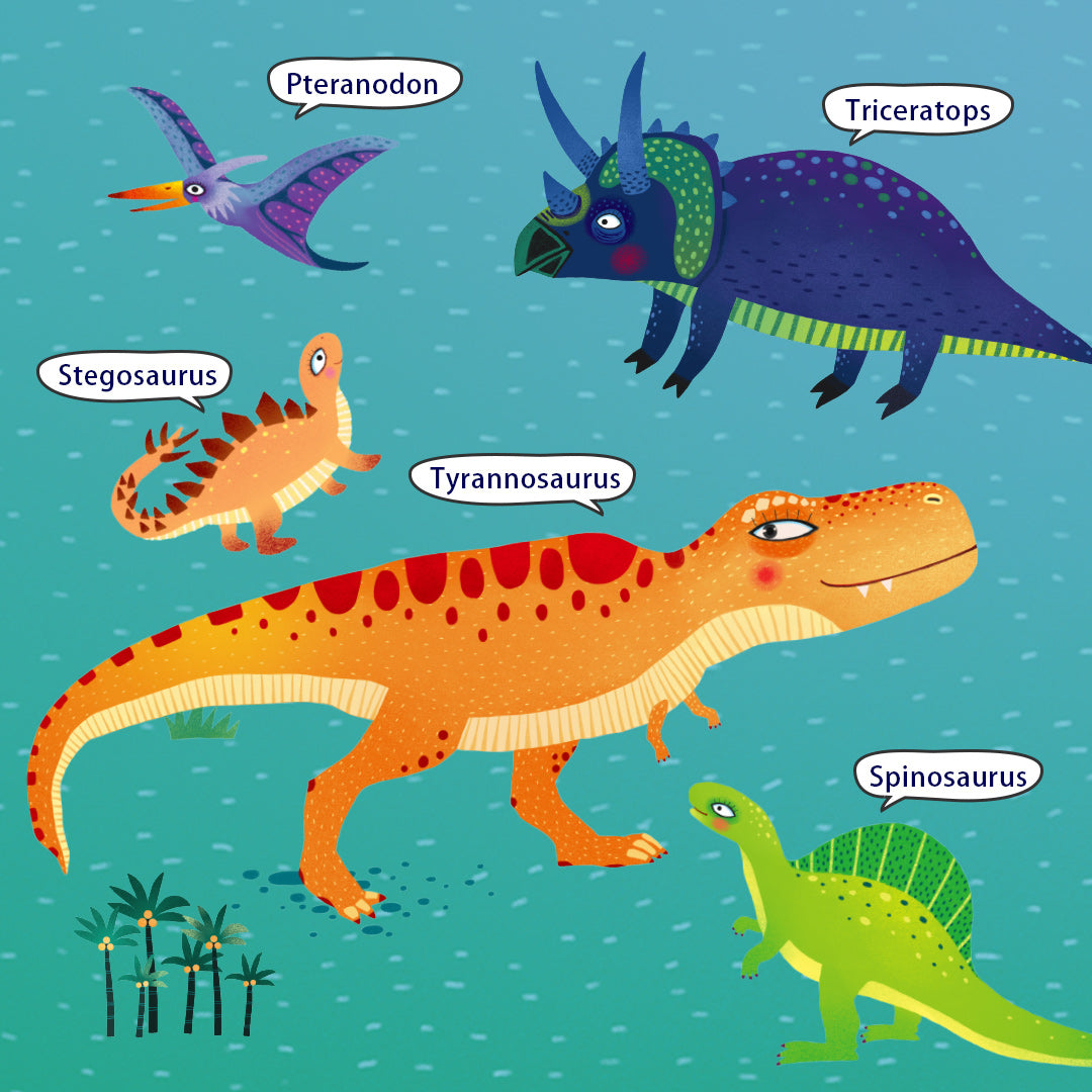 MiDeer Gift Box Puzzle, Dinosaur Age