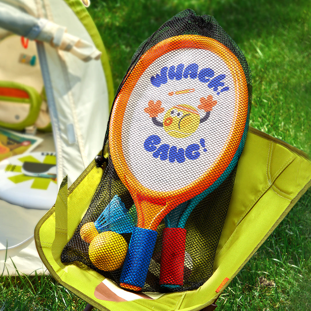 MiDeer 2-in-1 Kids' Entry-Level Racket Set