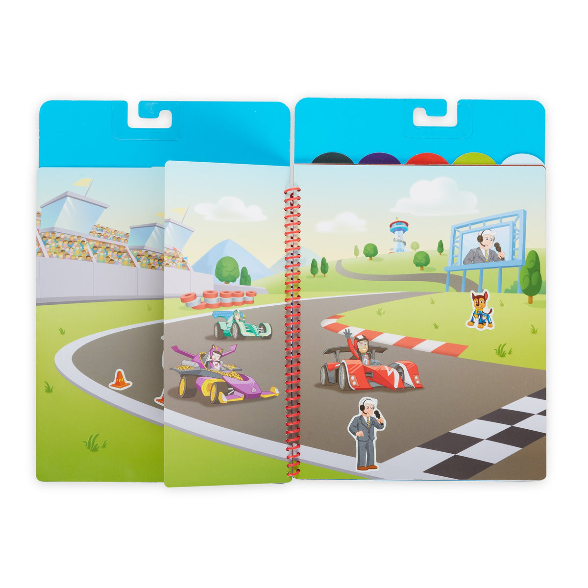 Paw Patrol Restickable Stickers Flip-Flap Pad - Classic Missions