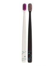 Flipper Toothbrush - Charcoal Brown & Pepper White