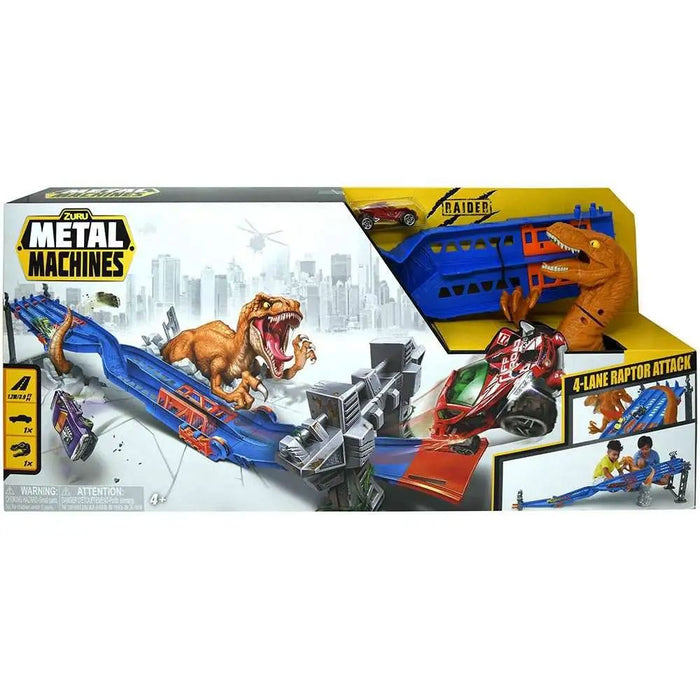 Metal Machines 4-Lane Raptor Attack Track Set