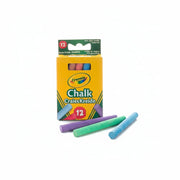 Crayola 12 Anti-Dust Coloured Chalks