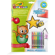Crayola Colour & Shape Activity Book with 8 Crayons