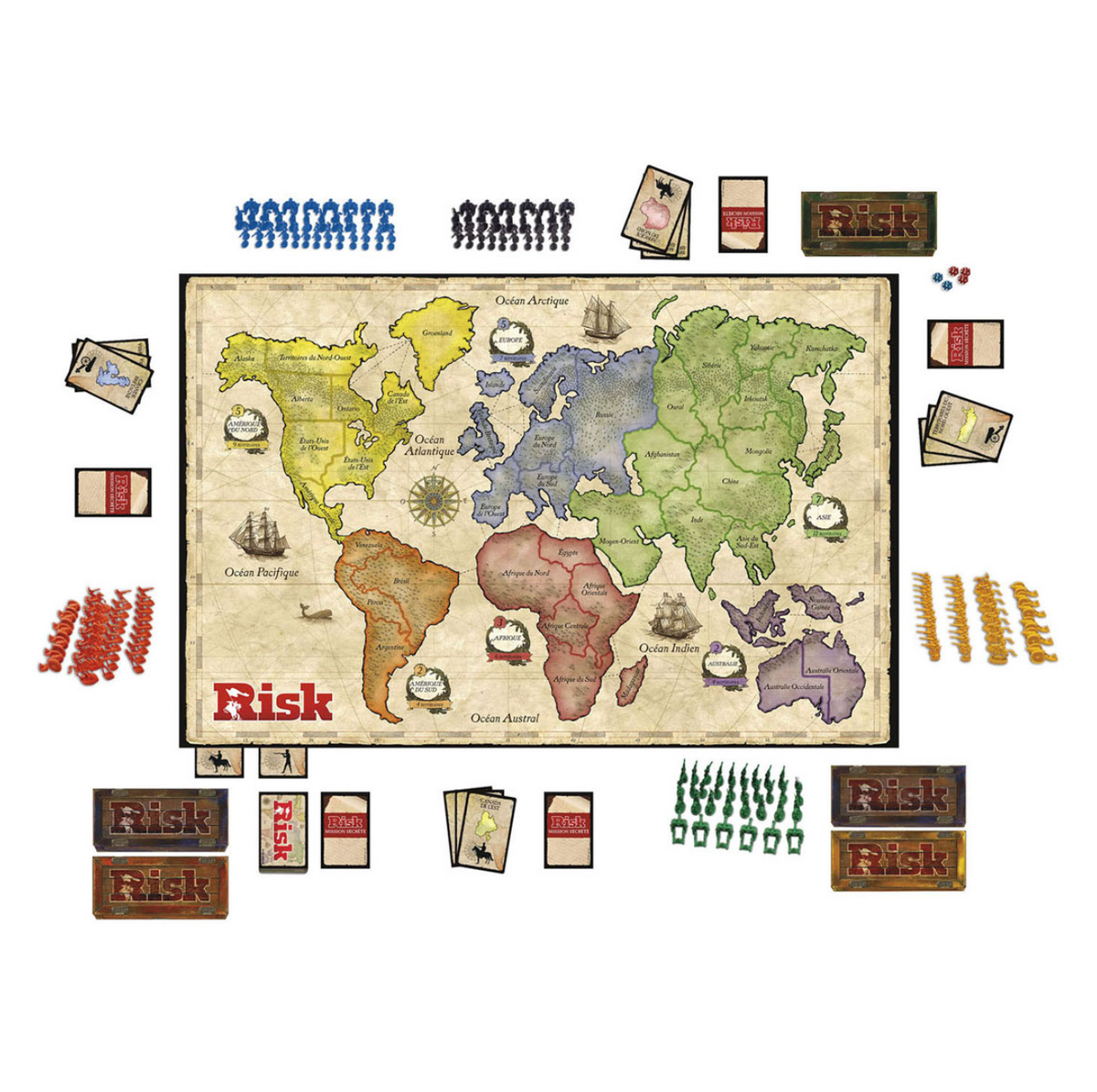 Hasbro Risk Game - Classic World Conquest Strategy Game