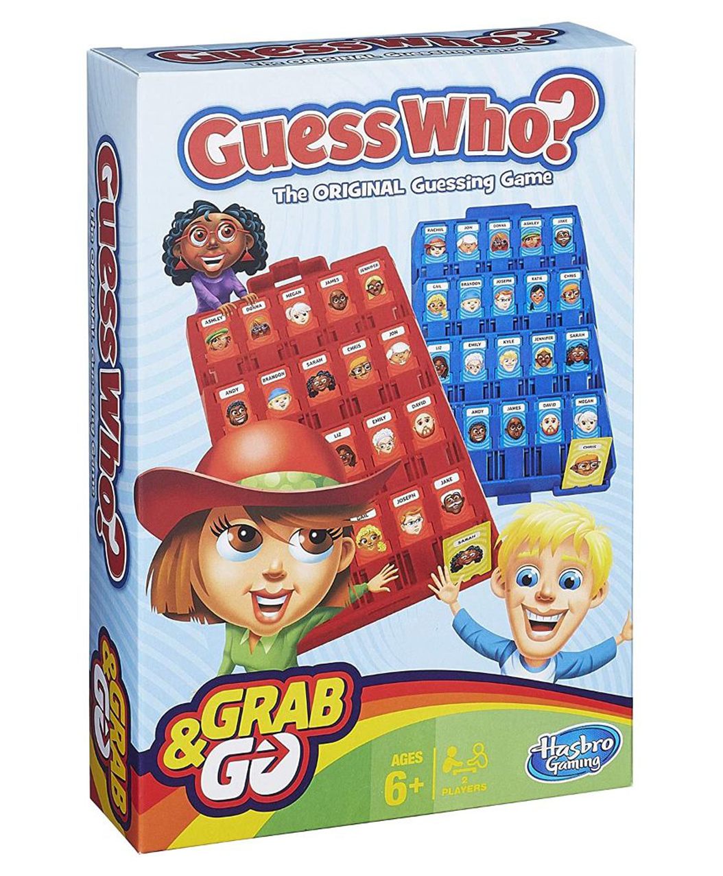 Hasbro Guess Who Grab and Go - Portable Guessing Game
