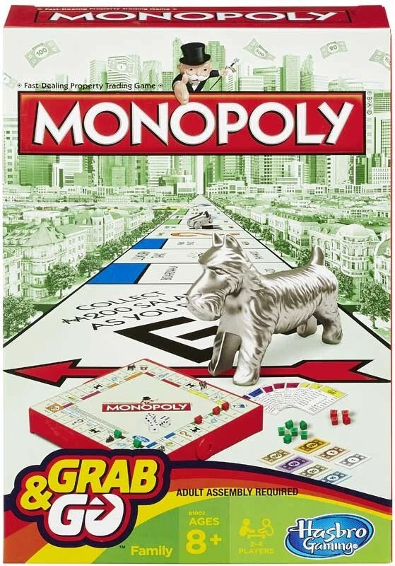 Hasbro Monopoly Grab And Go