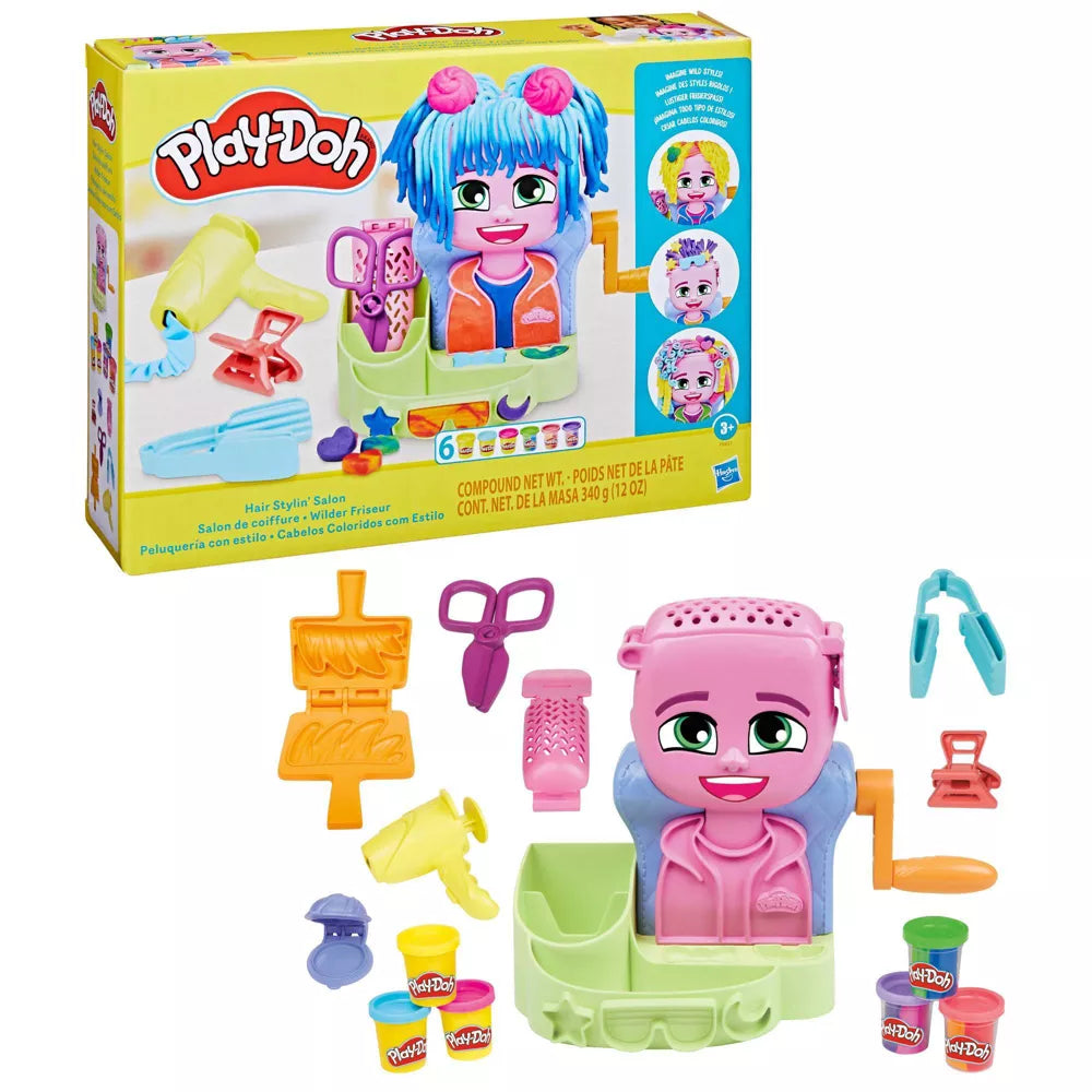 Play-Doh Hair Styling Salon Playset - Pretend Hair Salon Toy