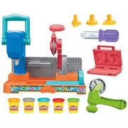 Play-Doh Stamp and Saw Tool Bench Playset - Pretend Workbench Toy