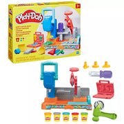 Play-Doh Stamp and Saw Tool Bench Playset - Pretend Workbench Toy