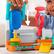 Play-Doh Stamp and Saw Tool Bench Playset - Pretend Workbench Toy