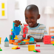 Play-Doh Stamp and Saw Tool Bench Playset - Pretend Workbench Toy