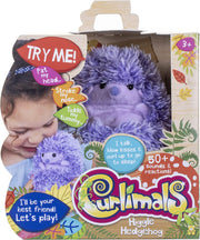 Curlimals Interactive Hedgehog Plush for Kids 3+