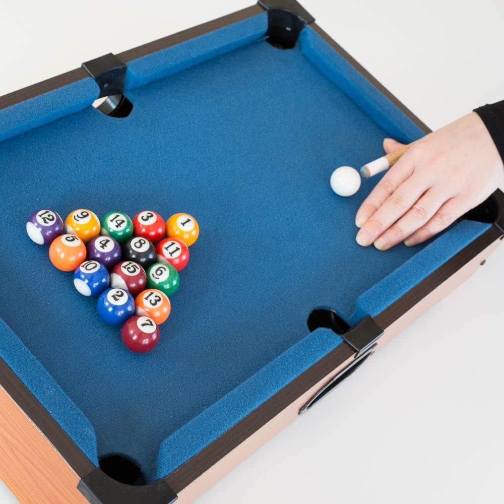 The Source Table Top Pool Game - Mini Billiards Set
