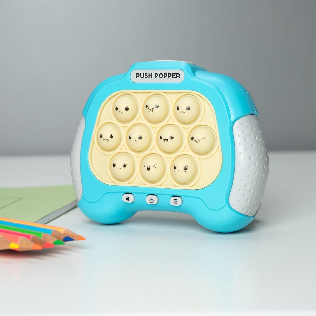 The Source Push Popper Game Interactive Toy - Blue