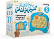 The Source Push Popper Game Interactive Toy - Blue