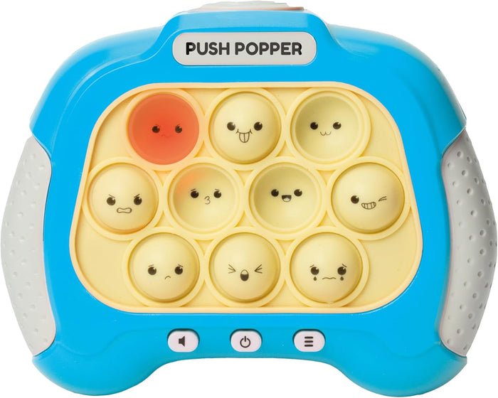 The Source Push Popper Game Interactive Toy - Blue