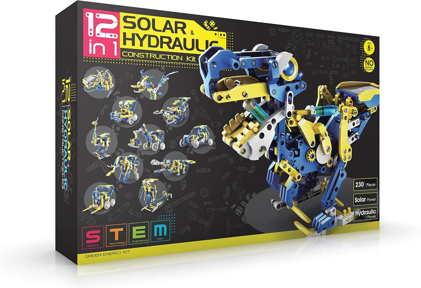 The Source 12 In 1 Solar Hydraulic Construction Kit