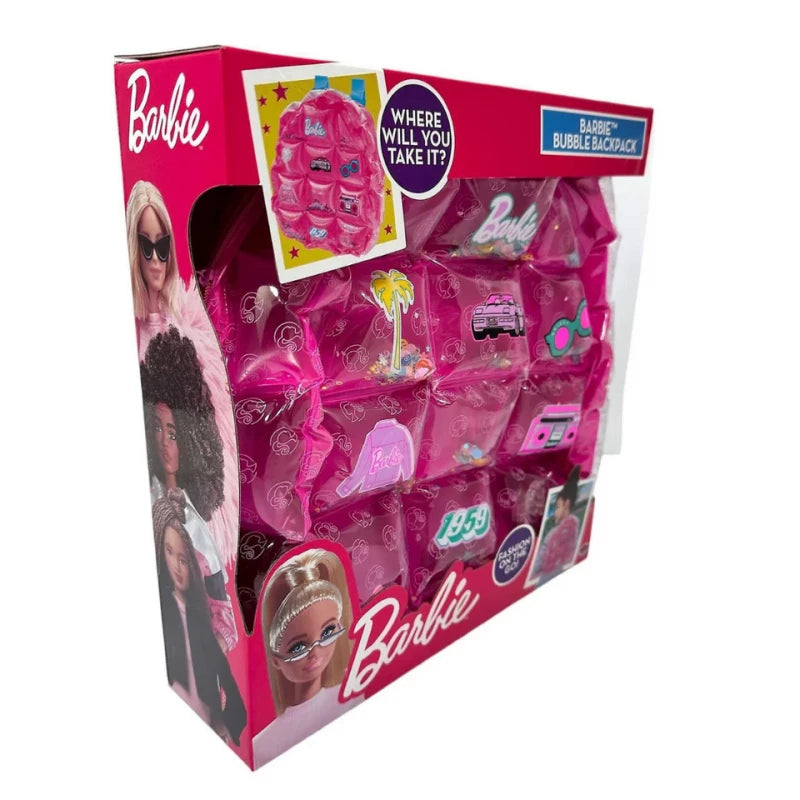 Barbie Bubble Backpack - Kids School Bag with Padded Straps