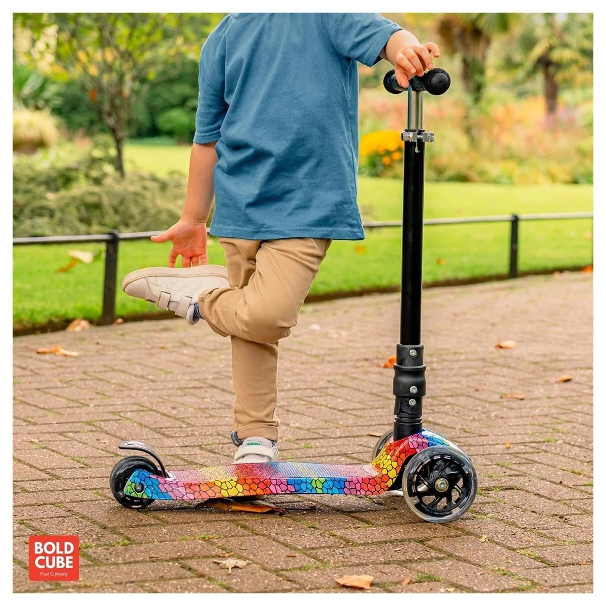 Bold Cube Big 3 Wheel Scooter - Crystal Rubix